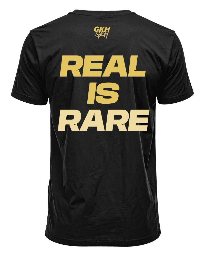 REAL IS RARE tee back